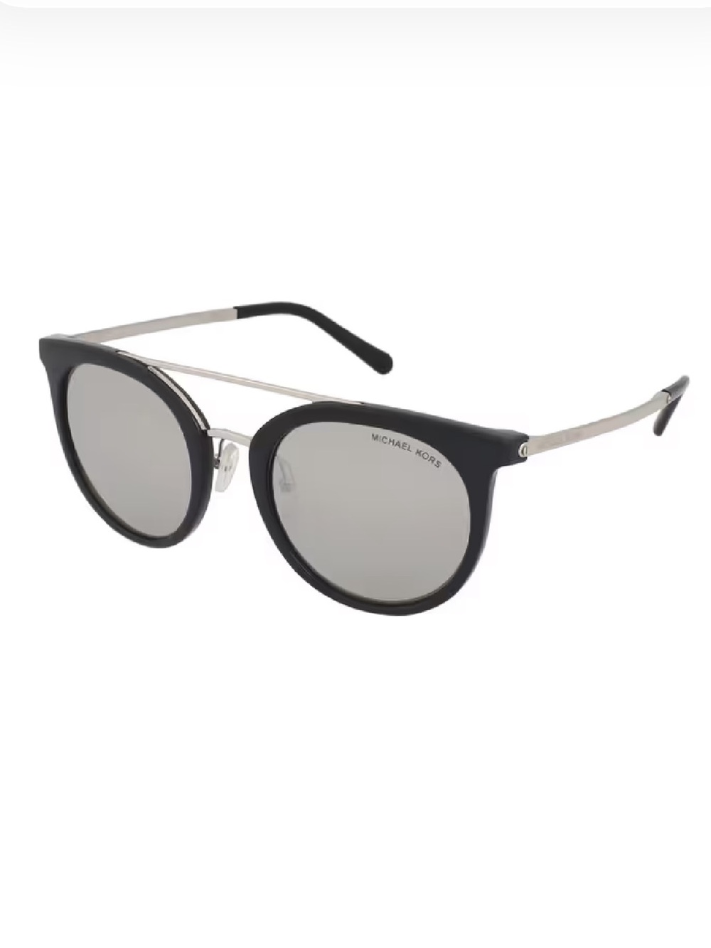 Michael Kors MK2056 Black Round Frame Sunglasses w/ Case